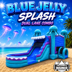Blue Jelly Splash Dual Lane Combo (WET/DRY)